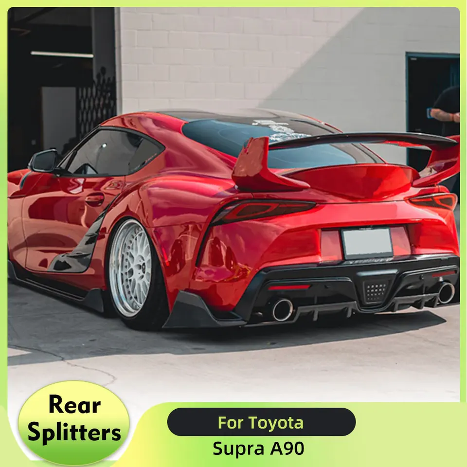 Nárazníčka zadných štiepok automobilových vlákien pre Toyota supra A90 2019-2023 Zadné rozdeľovače Pridávajú sa na krycí kryt