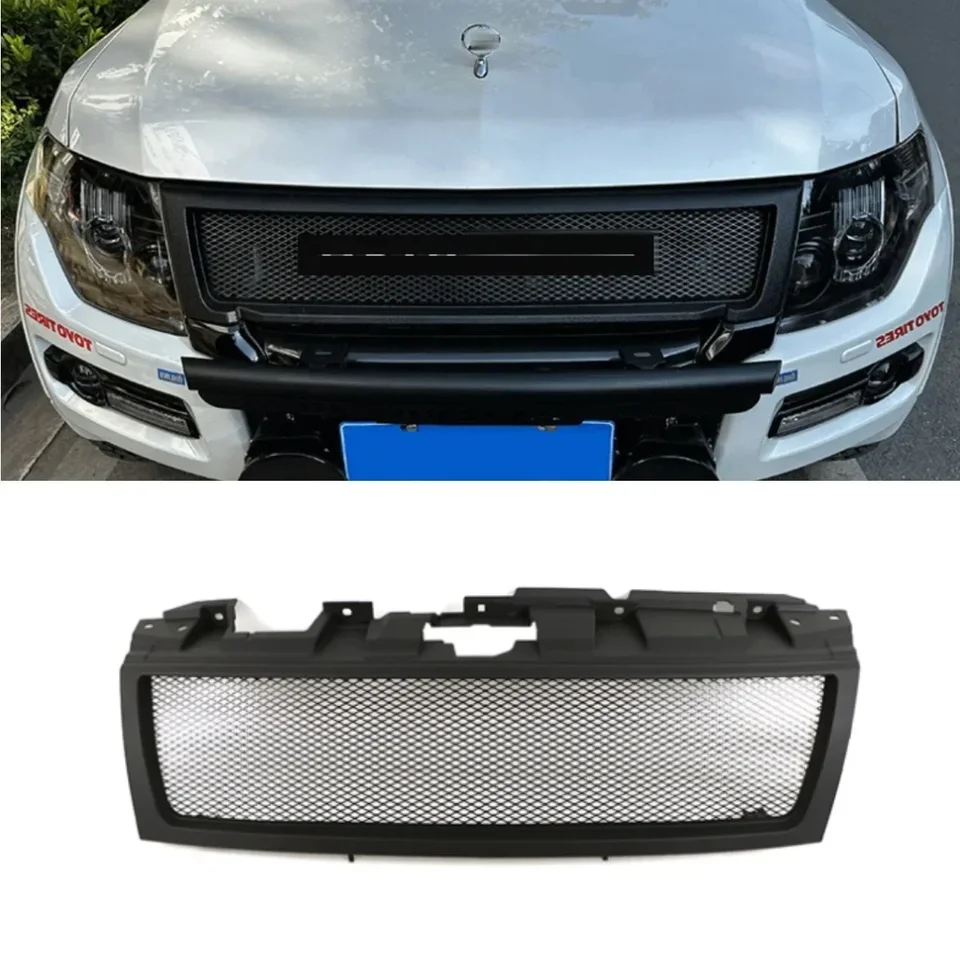Nárazový nárazník predný nárazník Racing Grill Grill Body Kit pre Mitsubishi Pajero V93-V97 07-14 Racing Grills Auto príslušenstva