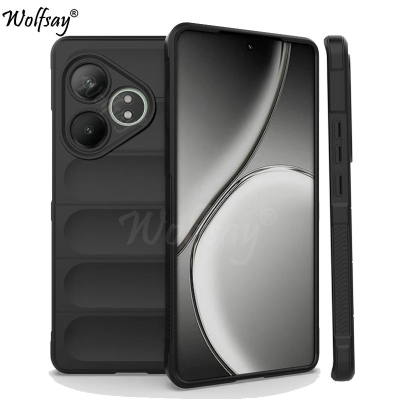 Nárazový puzdro na telefón pre Realme GT Neo 6 puzdro proti šmyku Silikón Full zadný kryt pre Realme GT NEO6 Case pre Realme GT Neo 6 SE