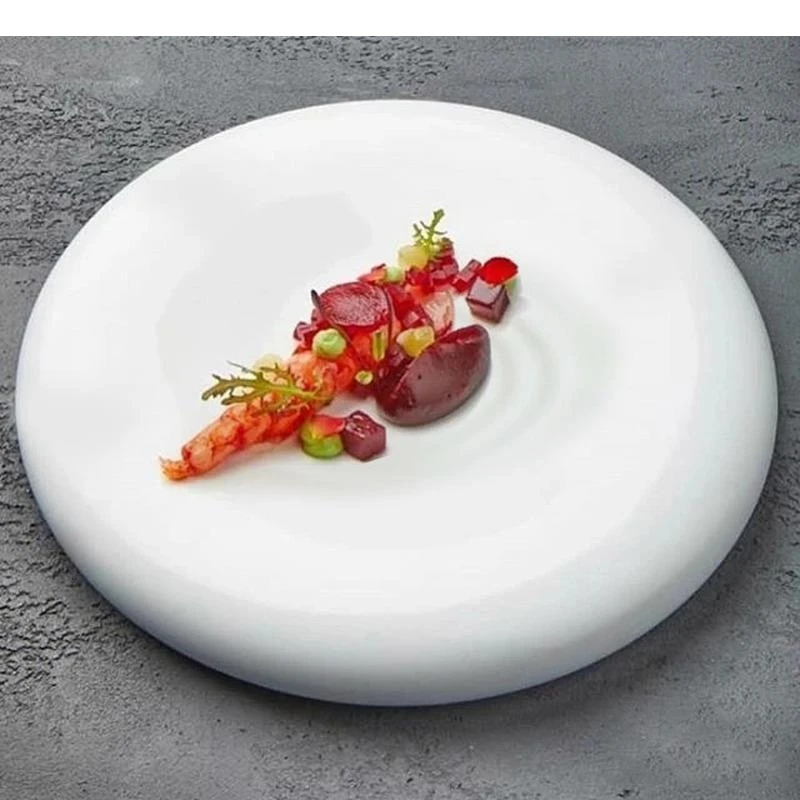 Nárokový keramický tanier večere dekoratívne dezertné misky Sushi Dish Restaurant Clavel