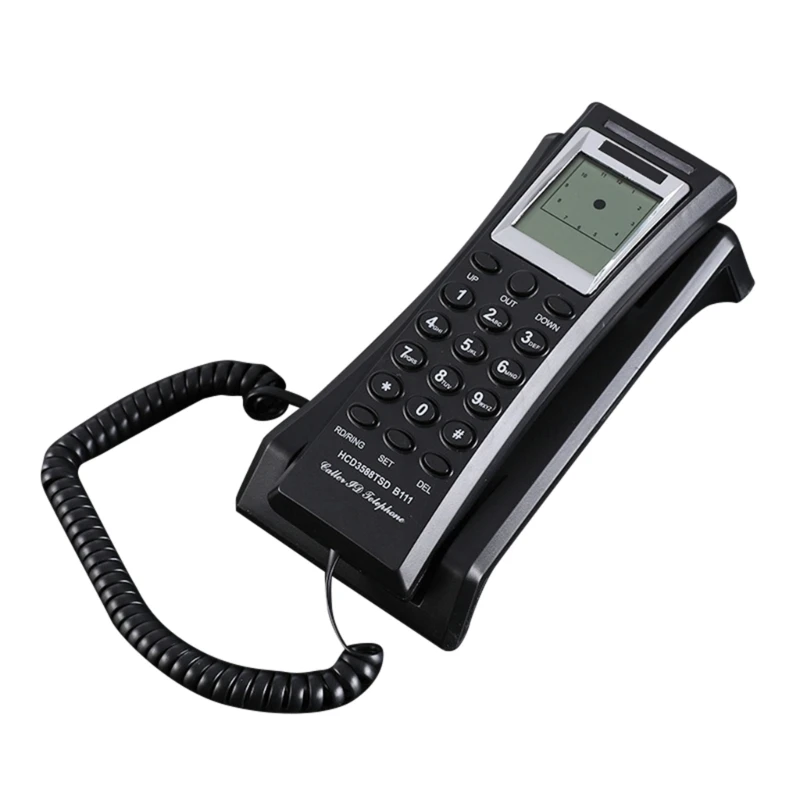 Nástenná stena na stenu Telefón domáci telefón Cord Wall Wall Phone Ladinové telefóny pre domácu kanceláriu Kancelária pozdravná stanica