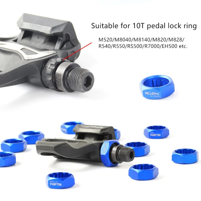 Nástroj na hriadeľ pedálu na bicykli 10T REPRAVODNÁ OPRAVY PRÍSLUŠNÍCTVO pre Shimano M520 M8140 M828 R550 RS500 R7000