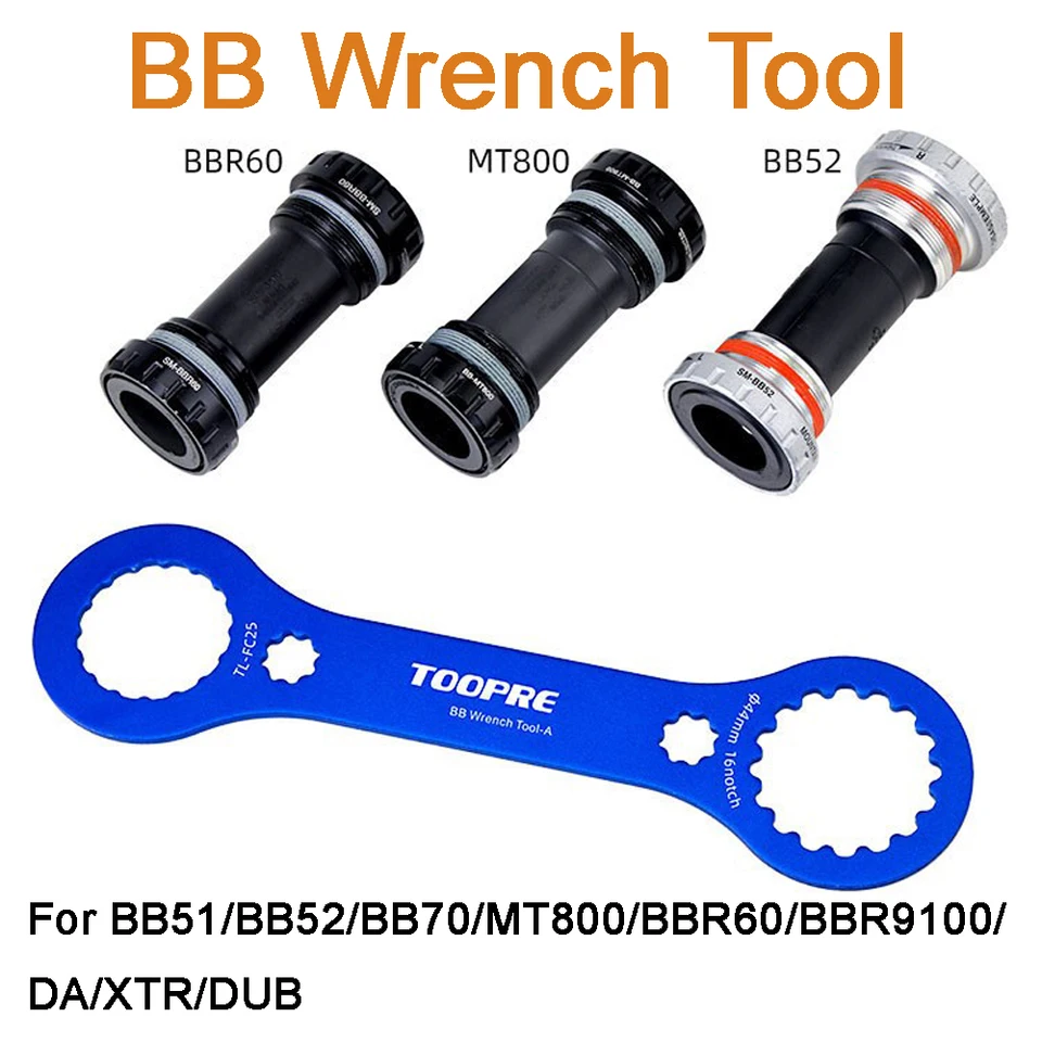 Nástroj na kľúče spodnej konzoly pre FC-25 FC-24 DUB-BSA Tools MT800 BB52 BB51 BBR60 BB70 MT500 RS500 BBR60 BBR9100 GXP