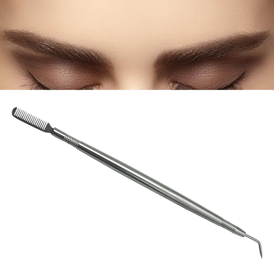 Nástroj na oddeľovač očných rias oddeľujúci hrebeň pre make -up salón dievčenský make -up rias oddeľovača oddeľujúci hrebeň