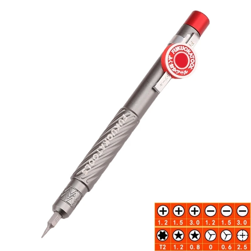 Nástroj na skrutkovač pero 13 v 1 vreckovom skrutkovači Multifunkčný mini gadget