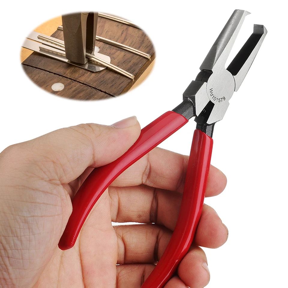Nástroje na pražcovú pražcovú sťahovaciu pražovú plochu Guitar Guitar Fret Fret Ruck Ruck Dra Cliers Klieštia pražcových klieští pre akustické eelektrické gitarové basy