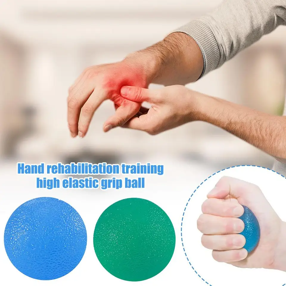 Nástroje na rehabilitáciu loptičiek ruky Grip loptičky Zlepšiť zmiernenie flexibility zranenia Prevencia únavy ručného kĺbu High L1P3
