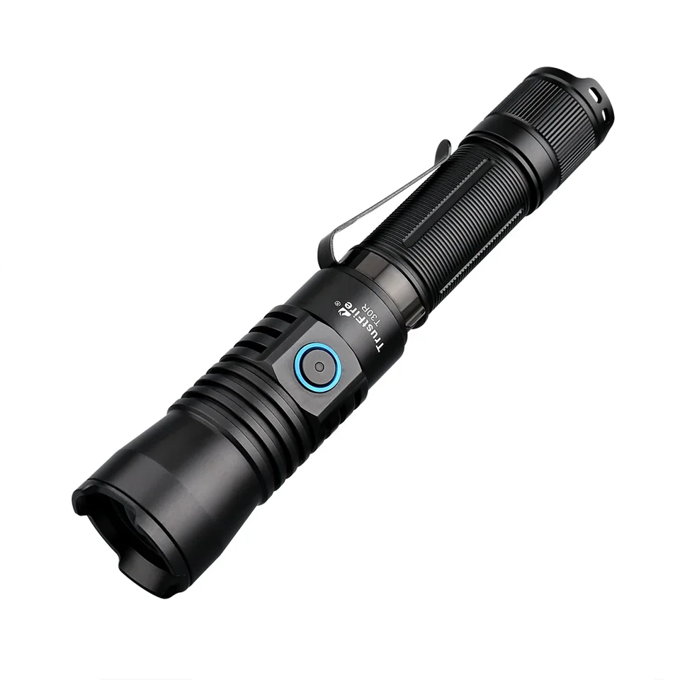 Nástroje na sebaobranu Trustfire T30R 460LM Lep Flash Light Torch 1100 m biely laser taktický Torchlight USB Typ C LED baterka LED