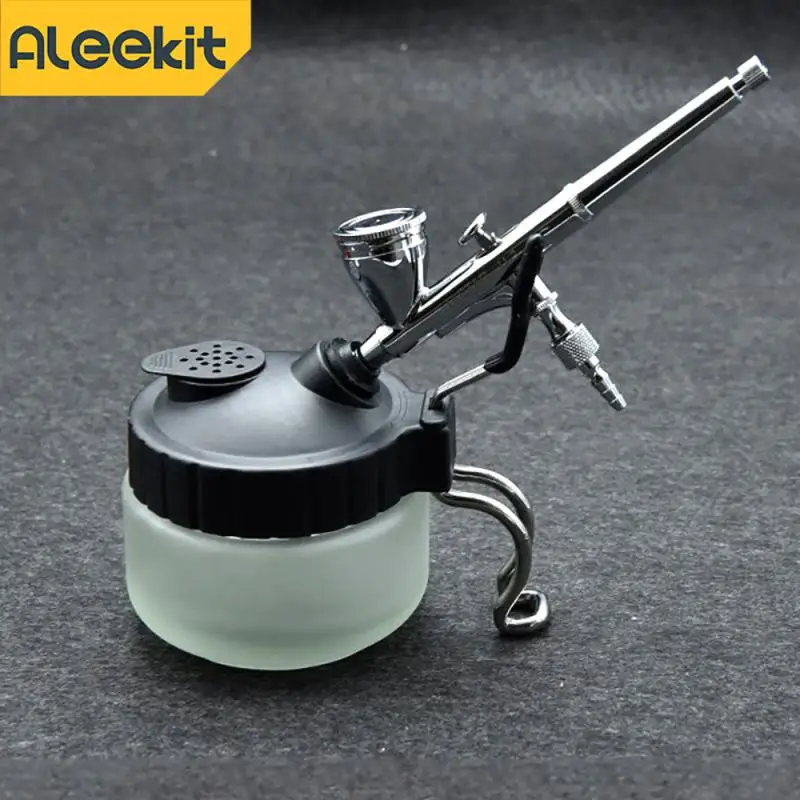 Nástroje na čistenie airbrush Súprava Súprava na čistenie pištole Needla Trhový kefový držiak na držiak vzduchu pre maľovanie pre začiatočníkov