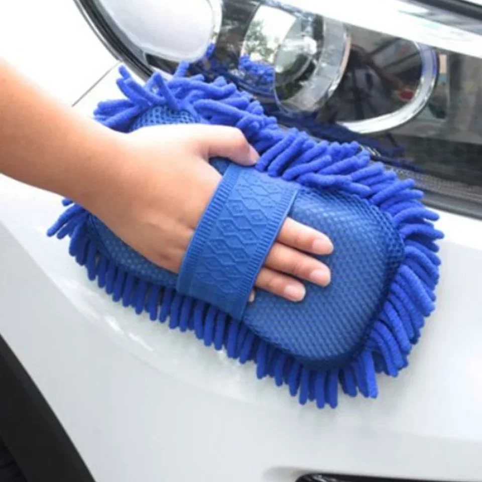 Nástroje na čistenie automobilov Automobilka Care Wash Wash Wash Brush Cefl podložka Nástroj automatické umývanie uterákov rukavice štýlové príslušenstvo