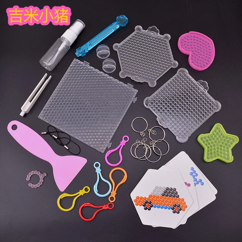 Nástroje pegboardové vodné korálky DIY hračky pre deti korálkové sada poistky jigsaw deti vzdelávacie puzzle girl gird boy beadbond hračky