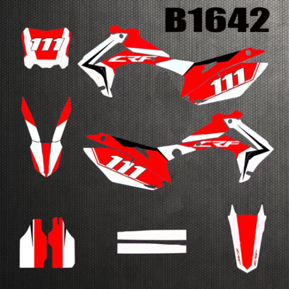Názov vlastného čísla Grafika Nálepky Nálepky Pozadie pre spoločnosť Honda CRF250R CRF250 2014 2015 2016 2016 2017 pre CRF450 CRF450R 2013-2016