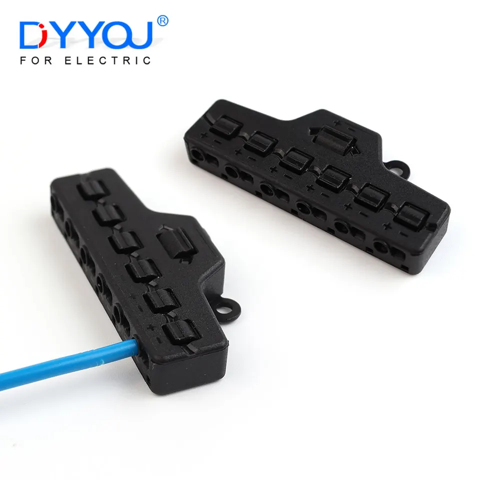 Nízke napätie Splitter Witer Connect Drôt na osvetlenie LED (2 z 12 out) - Distribučný blok