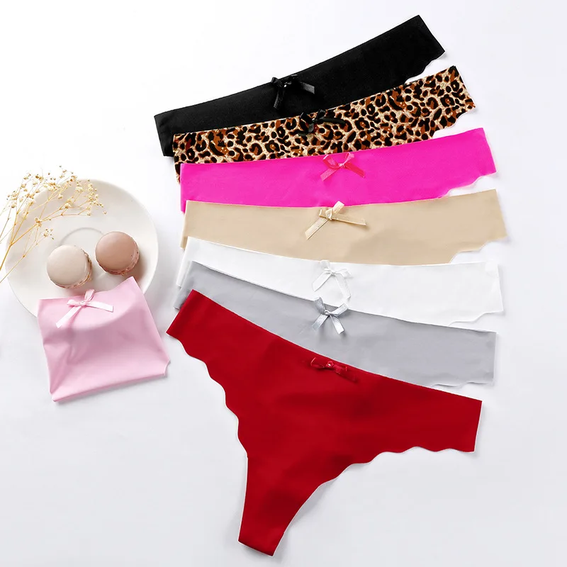 Nízko-podráždené plynulé nohavičky Set spodná bielizeň Žena Comfort Intimatuje módne dámy nohavičky nohavičky Ženy Sexy spodná bielizeň S-XL