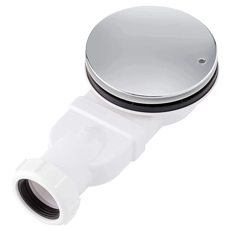 Nízko profilový sprchový kanál Chróm s naneseným ABS sprchový podnos sifón Slim Drain 90 mm 36 l/min tok vody, bočný odtok pasce