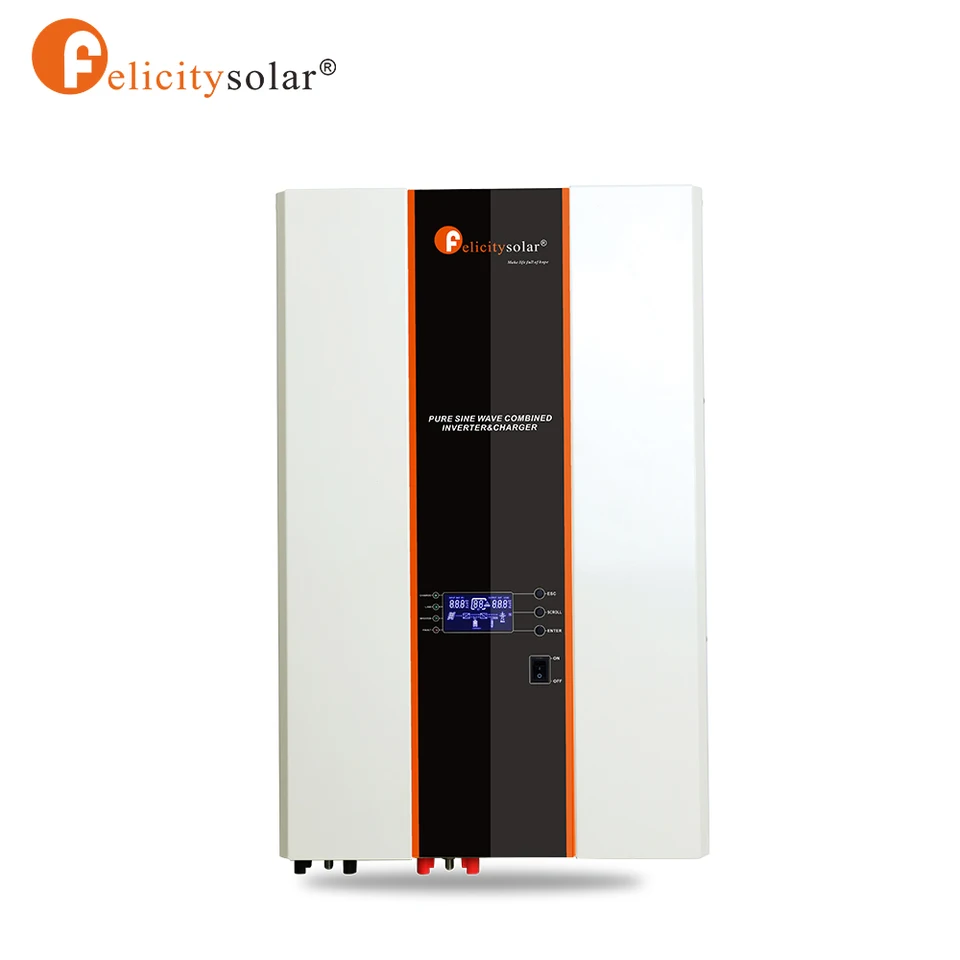 Nízkofrekvenčná 10KVA 48V Hybridná solárna invertor 8KW Hybrid Off Solar Inverter s 120A MPPT