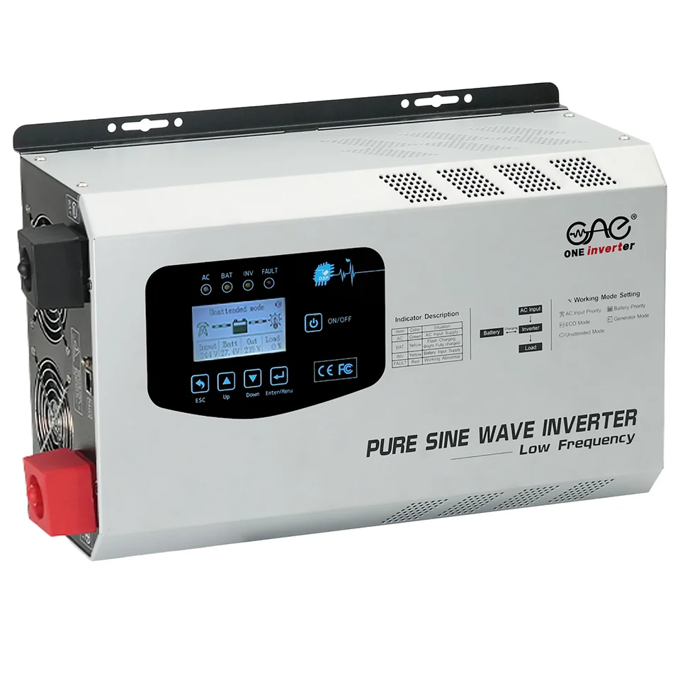 Nízkofrekvenčný invertor napájania z mriežky Pure Sine Wave Solar Inverter Inverter 1KW 2KW 3KW 4KW 5KW