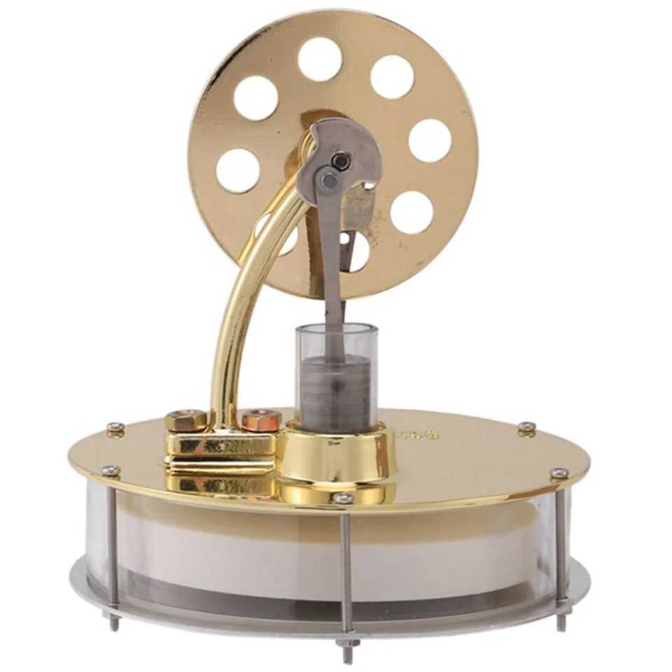 Nízkoteplotný model Stirling Engine Model Steam Power Science, aby sa vytvorili ozdoby s hračkami pre fyzikálne experimenty