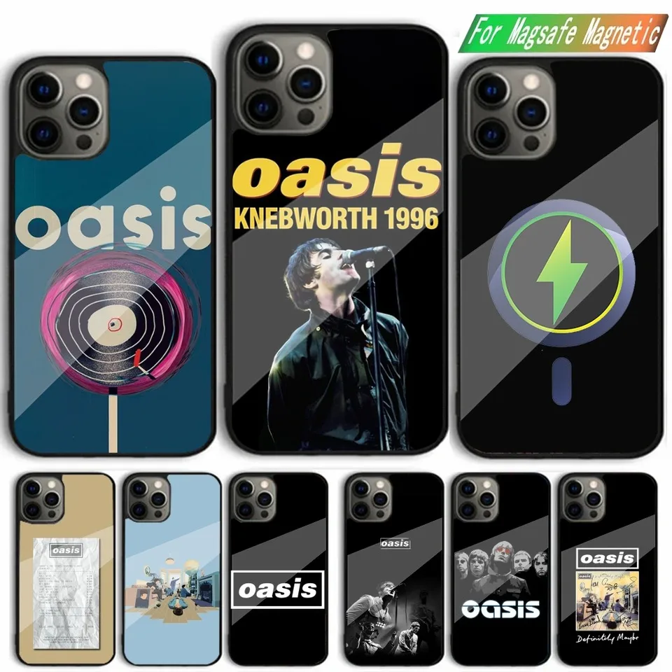 O-OASIS-S B-pásmové puzdro pre iPhone 15,14,13,12,11, Plus, Pro, Max Mini Magsafe Magnetic Wireless nabíjanie