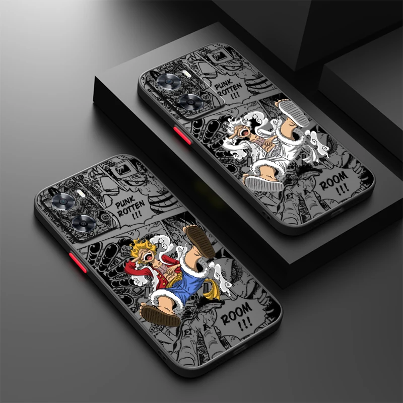 O-One P-Piece Japanese Anime Frosted Lasting pre OPPO X5 X3 A54S A5 A94 A16 A53S A57 A74 A72 A96 A98 A78 5G Cover