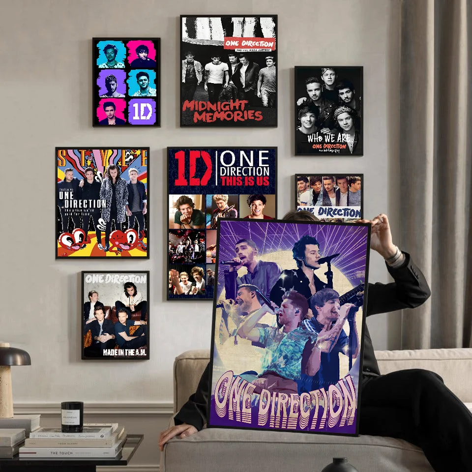 O-One pokyny pre hudbu film Sticky Plagáty Fancy Wall Sticker pre obývaciu izbu dekorácia vintage dekoratívna maľba