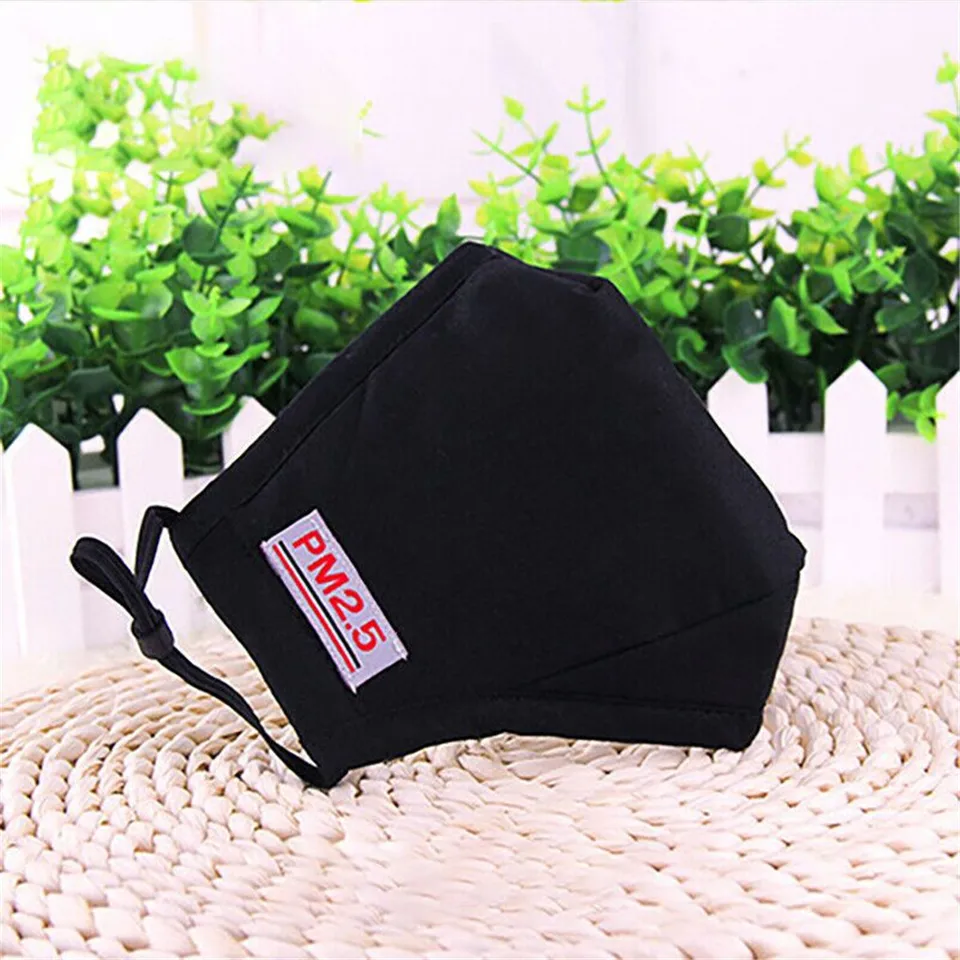 O opakovane použiteľná vata z bavlnených ústí ústa v ústach Cover Filter 3+6ks mascarilla para polvo prachová maska ​​Cubre Bocas Desechables