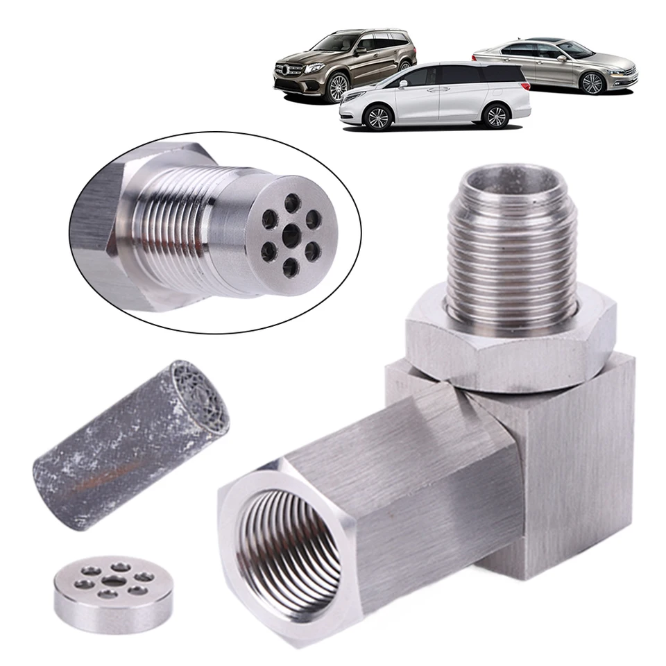 O2 Bung Extension Catalytic Converter 90 stupňov P0420 P0430 Výfukový katalyzátor Zadný kyslík Senzor rozlíšeného rozvrhnutia