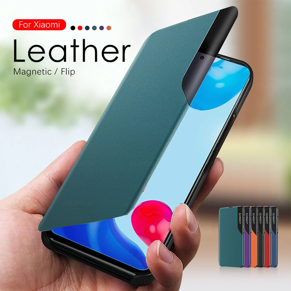 Obchod s oknom pre luxusnú koženú kožu pre puzdro pre okno Samsung Galaxy A56 A36 A26 A16 S20 Ultra Fe 5G 4G S10 S9 S8 Plus magnetické puzdrá