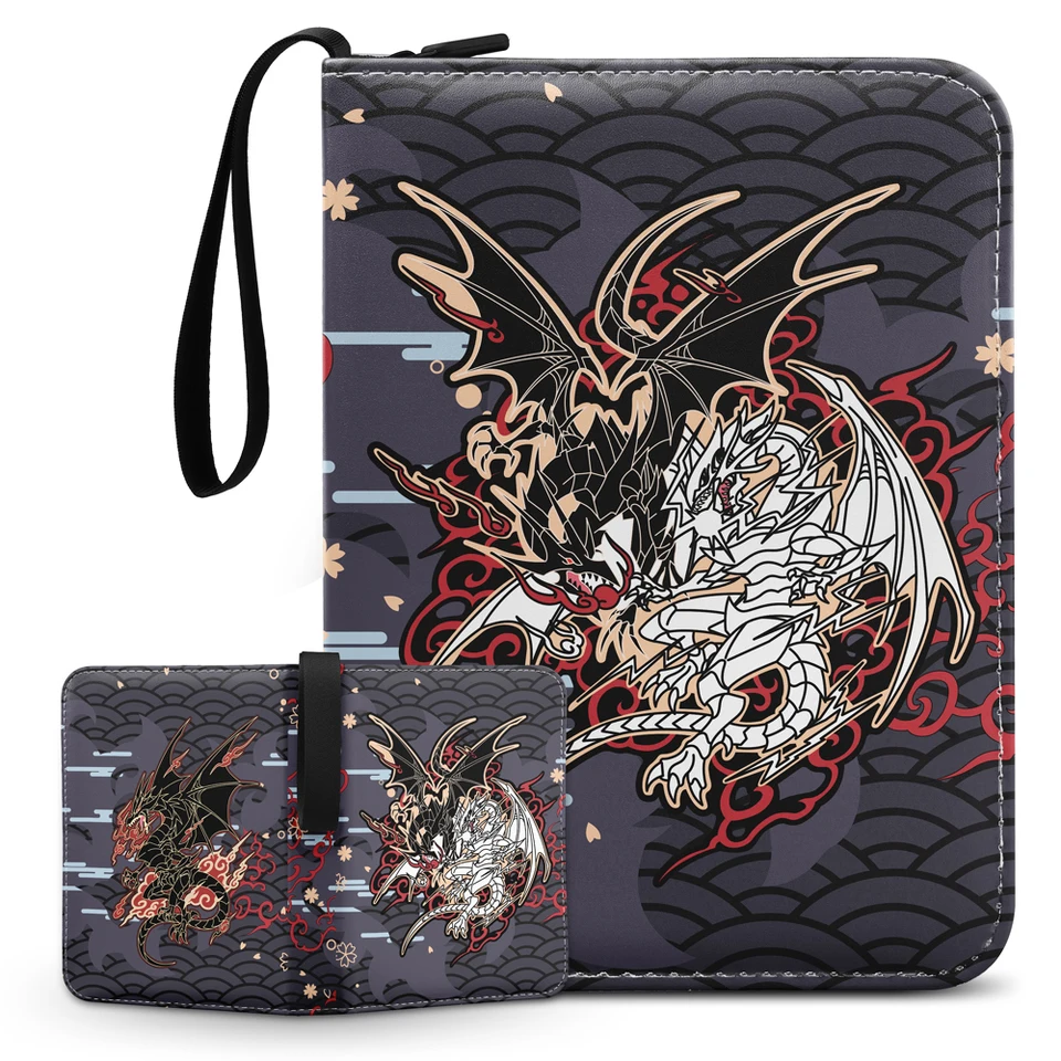 Obchodné karty Binder 9 vreckové rukávy 900 vreckových rukávov so zipsom PU CONK CONKCION BINDER PRE MTG/TCG/Game Cards/Sport Cards Darčeky