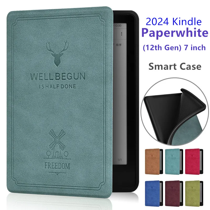 Obchodný prípad pre Amazon Kindle Paperwhite 2024 (12. gen) 7inch SA568B SMAT SILIKON SILICON PRE KWP6 7 