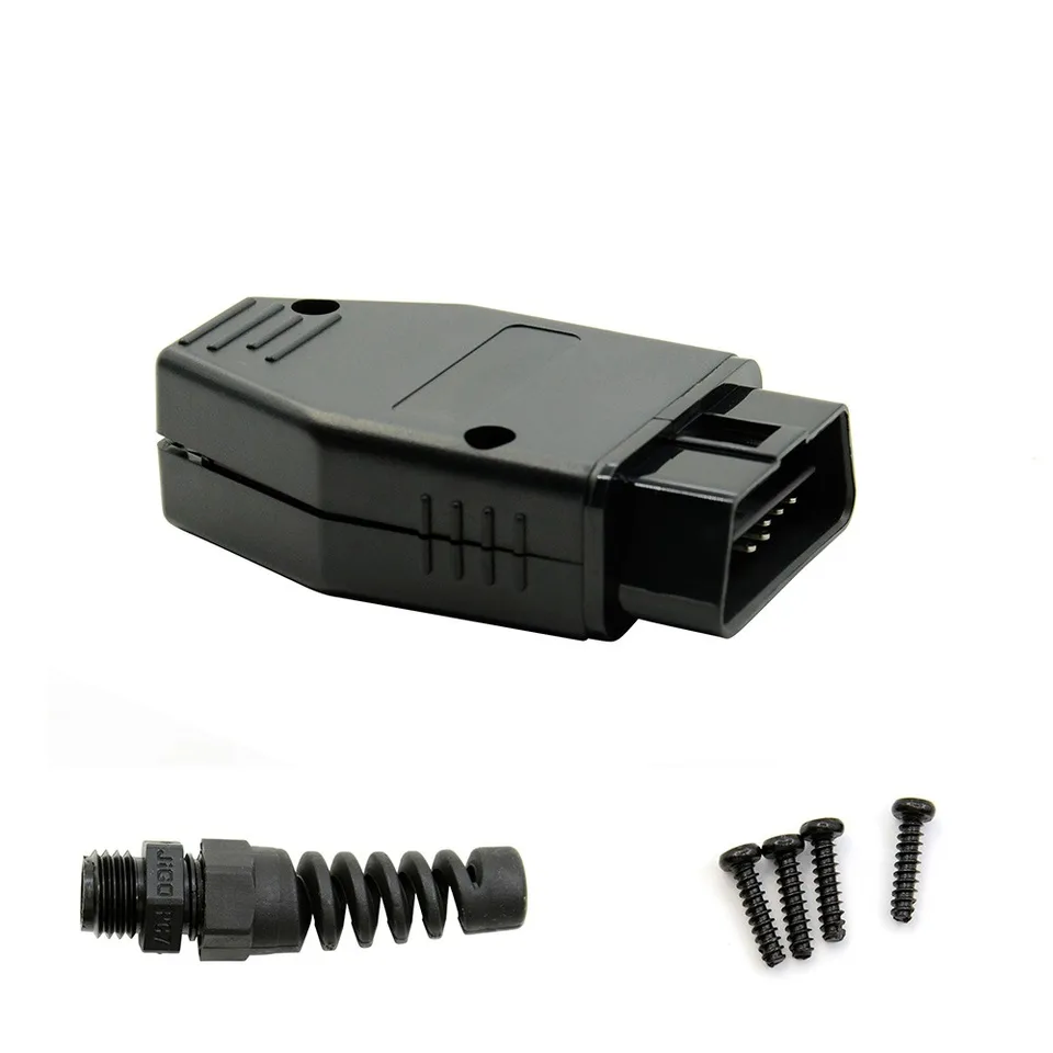 OBD Mužská ženská zástrčka OBD2 16pin konektor OBD II adaptér OBDII konektor J1962 OBD2 konektor na sklade