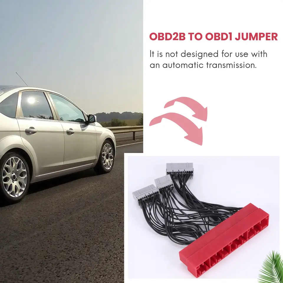 OBD2B na OBD1 ECU Premenný zväzok adaptéra pre Honda Civic 1999-2000