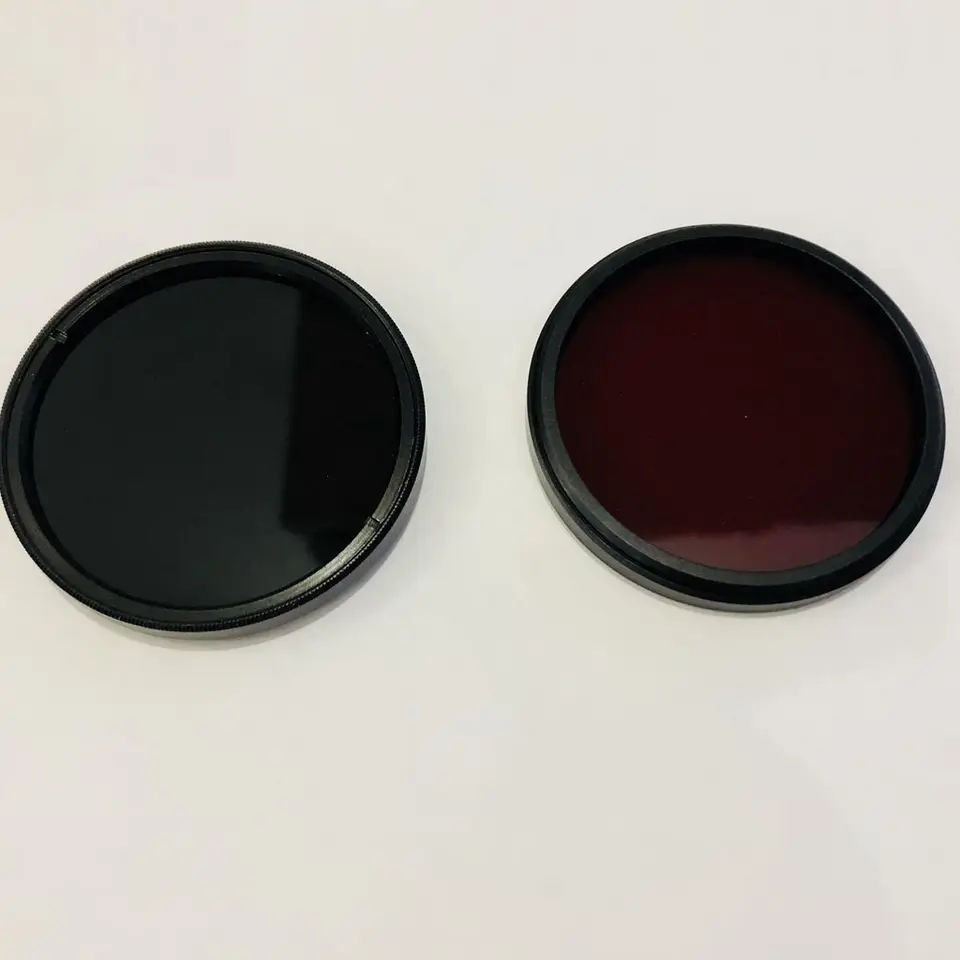 Obidve veľkosti 52 mm s kovovým rámom ZWB2 365nm UV filter a HB650 IR Pass Glass pre fotografiu fotoaparátu