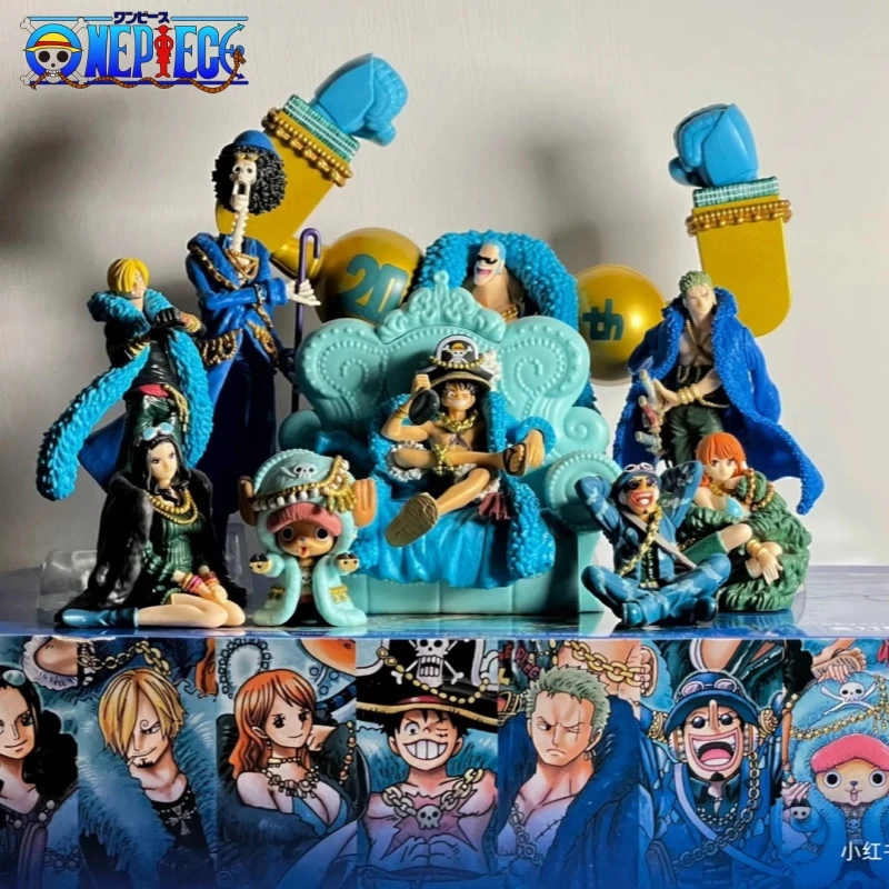 Objemový náklad Bandai Zero Pirate King 20. výročie modré oblečenie, Huafu, Lufeina, Miro, Robin, Joba Dekorácie, ručne vyrobený darček