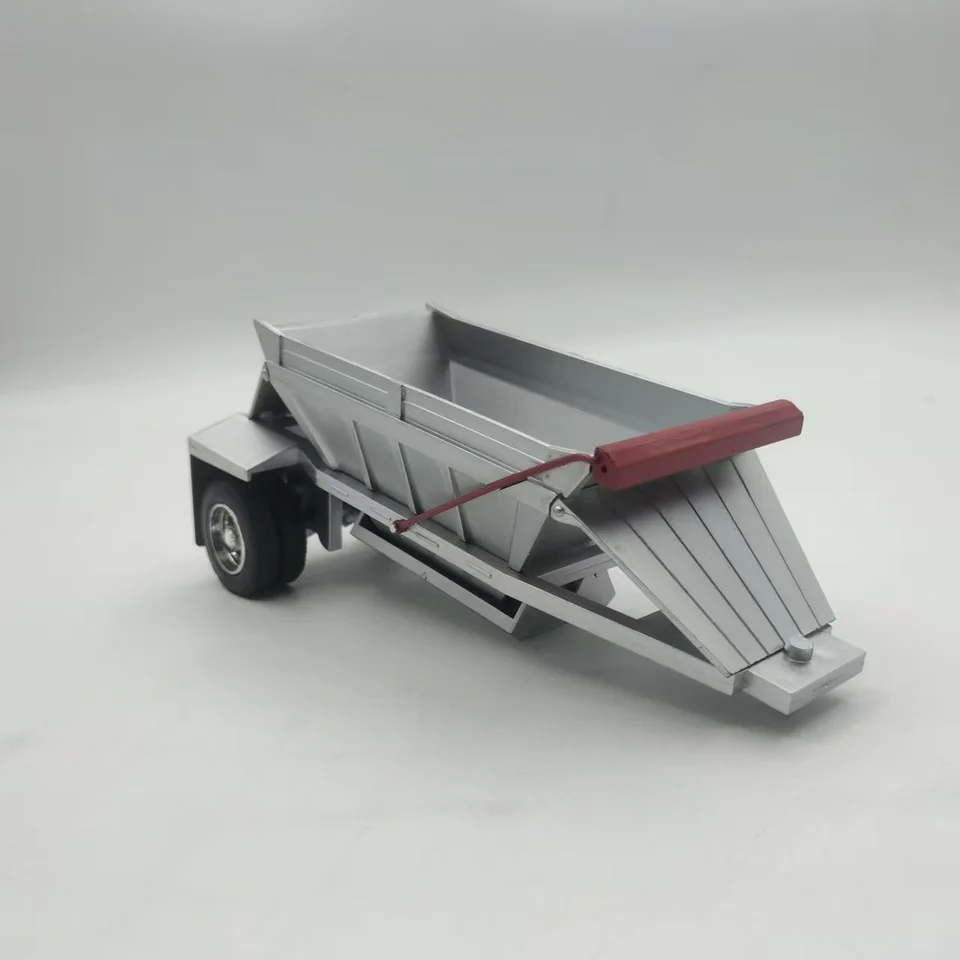 Objemový plastový materiál 1:32 Scale Transport Trailer Truck Truck Funel Tail Model upravený kolekcia Fanúšikov