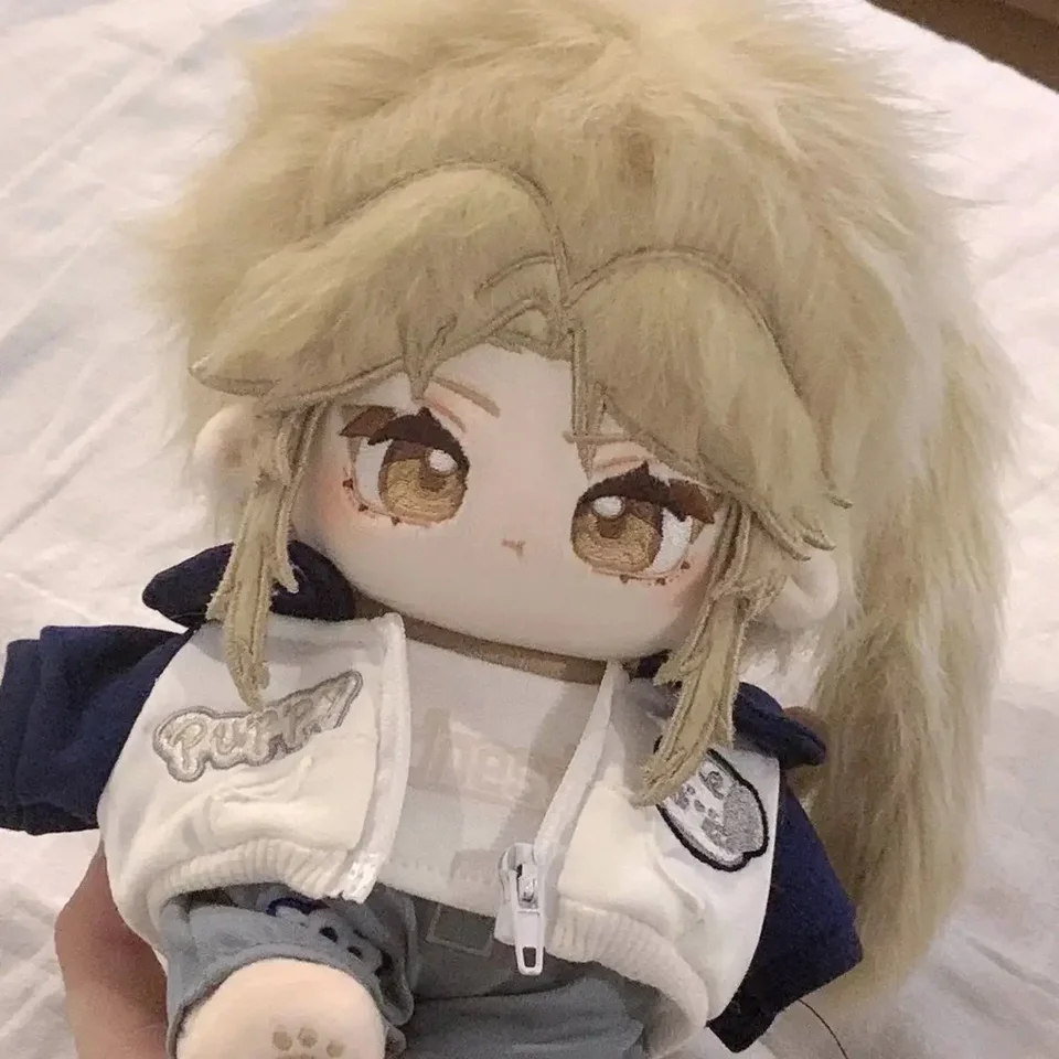 Oblečenie Plushie Dolls Anime Game Honkai: Star Rail Yanqing Monster Cotton Fľdate plyšové bábiky Body Cosplay Hračky darček 20 cm