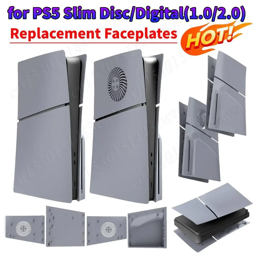 Obmedzené 30. výročie krytu krytu pre PlayStation 5 Slim Disc/Digital Console Console Cover Cover pre PS5 Slim Plates