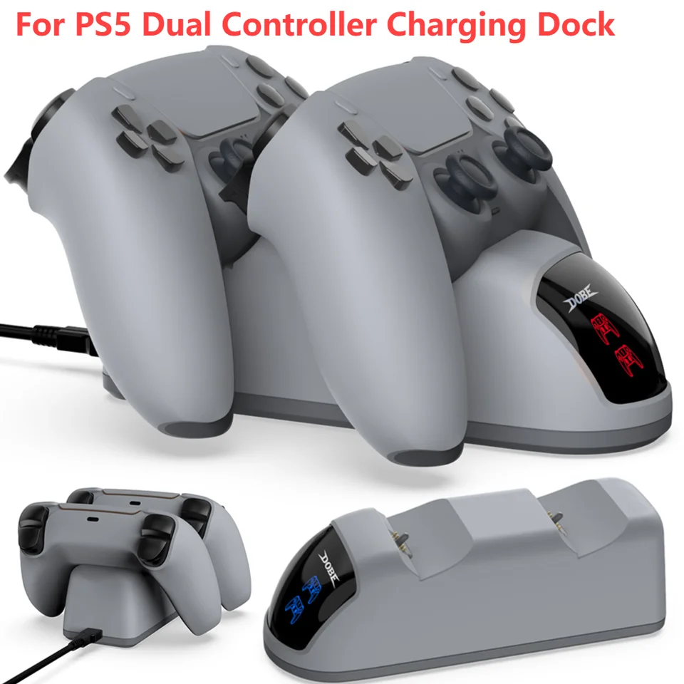 Obmedzené 30. výročie pre nabíjanie nabíjania radiča PS5 Controller Dock Stáž