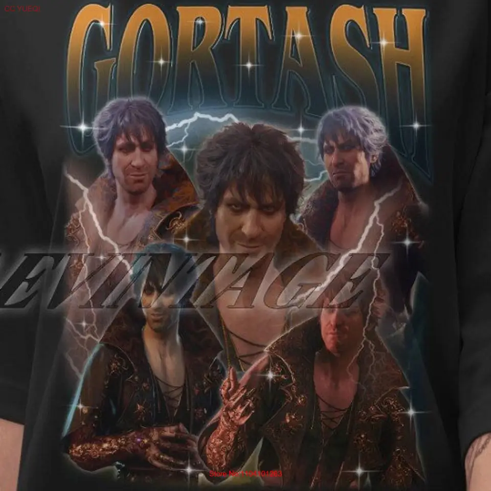 Obmedzené Gortash Baldurs Gate 3 Vintage T tričko Retro hráč pre ženy a mužov dlhé alebo krátke rukávy