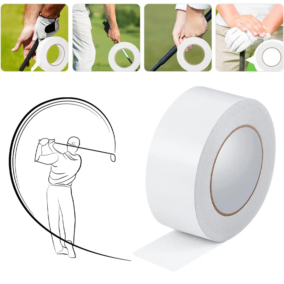 Obojstranná golfová páska Golf Putter Tape Cuttable Golf Grip Tape Roll Dlhodobý vodotesný pre prerušovanie golfových klubov