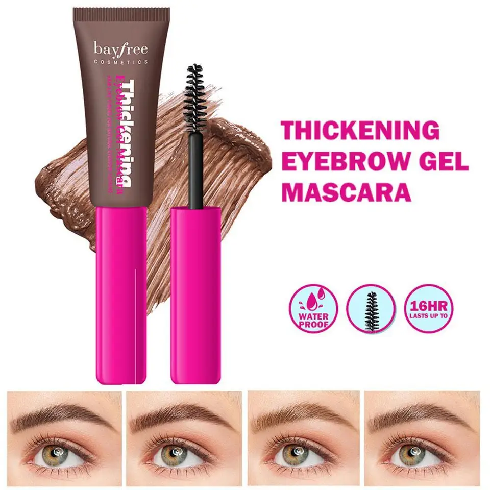 Obočie farbivo vodotesné make-up husté rýchle farbenie obočia GEL Trojrozmerný