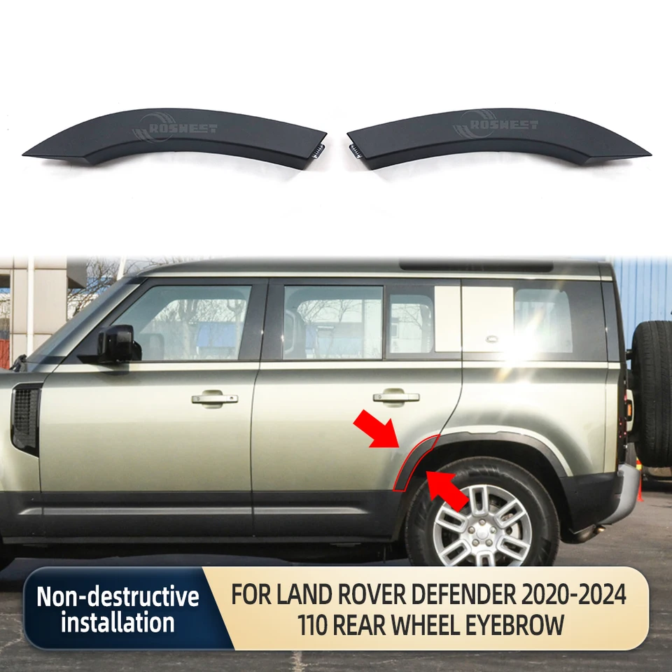 Obočie koleso zadného kolesa a predchrys pre obočie pre Land Rover 2020 2021 2022 2023 2024 Defender L663 110 Automobilové príslušenstvo LR147930 LR147930