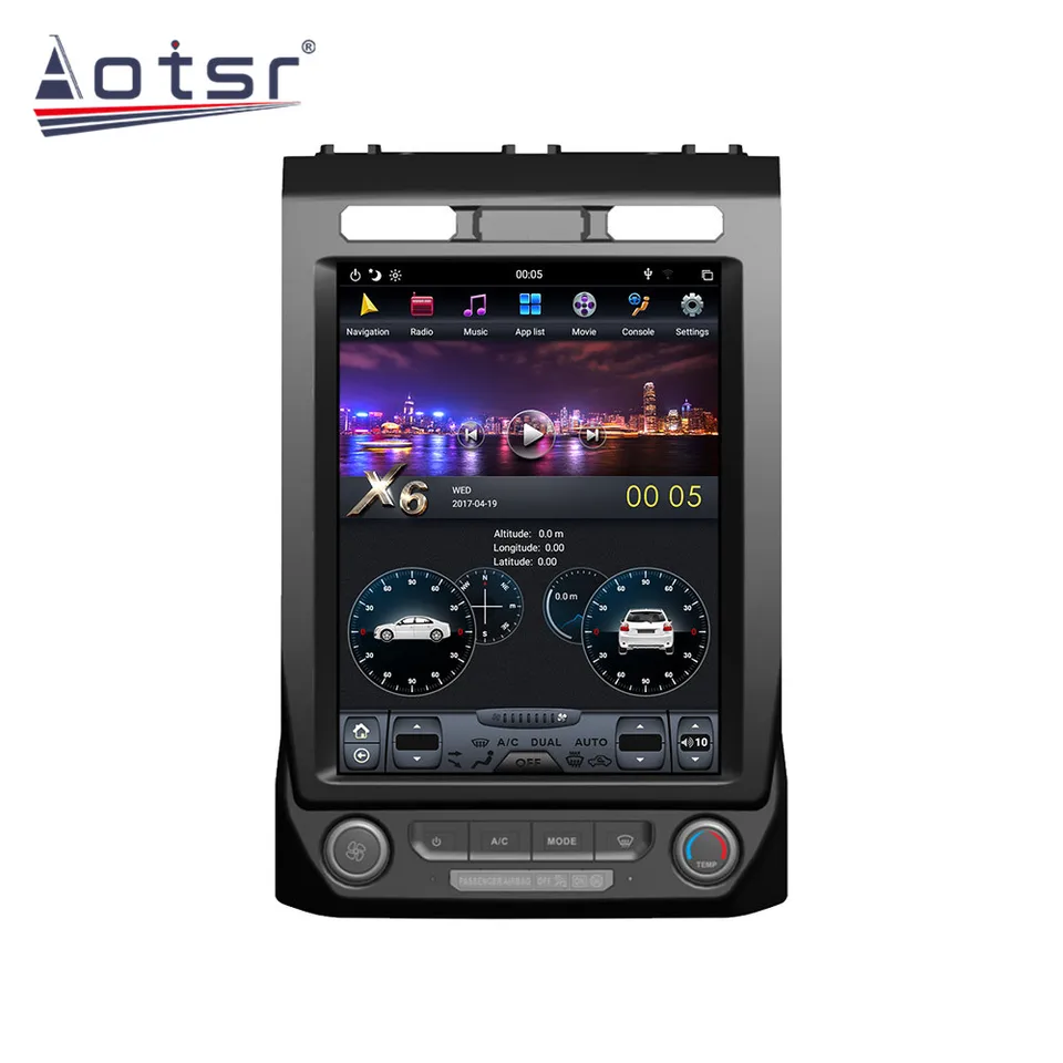 Obrazovka IPS Android 13 PX6 Player pre Ford Expedition 2018 2019 2020 2021 Radio GPS Navigation CarPlay Autostereo Car Auto Radio