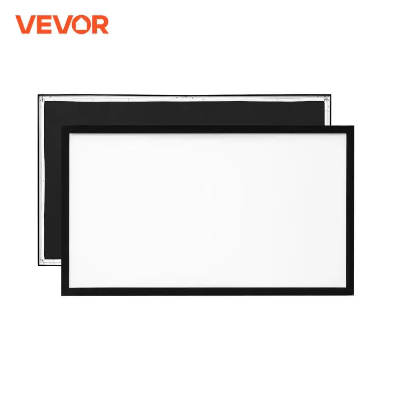 Obrazovka Vevor Projector 92 100 110 120 130 135 155 v hliníkovom pevnom ráme