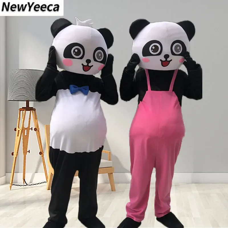 Obrie panda karikatúra Kostým pre bábiku pre dospelých
