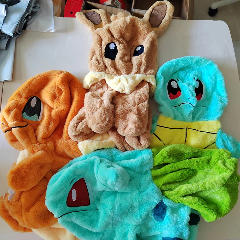 Obrovské pokémonové eevee Charmander Squirtle Plusové plyšové hračky Big Pokémon Bulbasaur polotovary kožené puzdro Kid vianočný darček