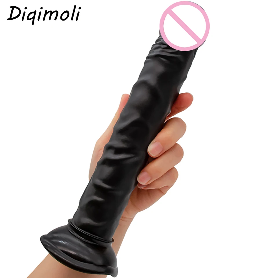 Obrovské realistické dildos análne zástrčka s prísavkou pohárom mäkkým penisom erotický phallus dlhý péro sexuálne hračky pre dám