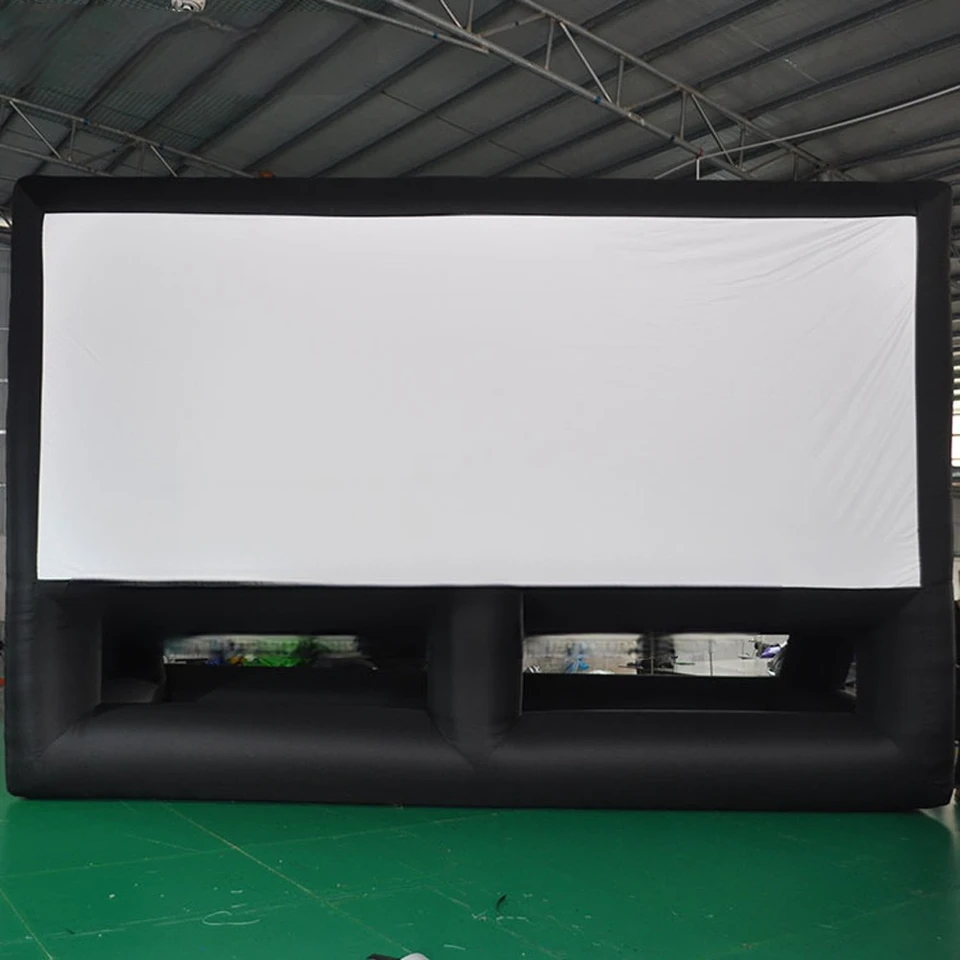 Obrovský nafukovací úplne nový 10x8m filmový obrazovka Outdoor nafukovacia obrazovka televízneho projektora s bezplatným doručením pre outdoorový film
