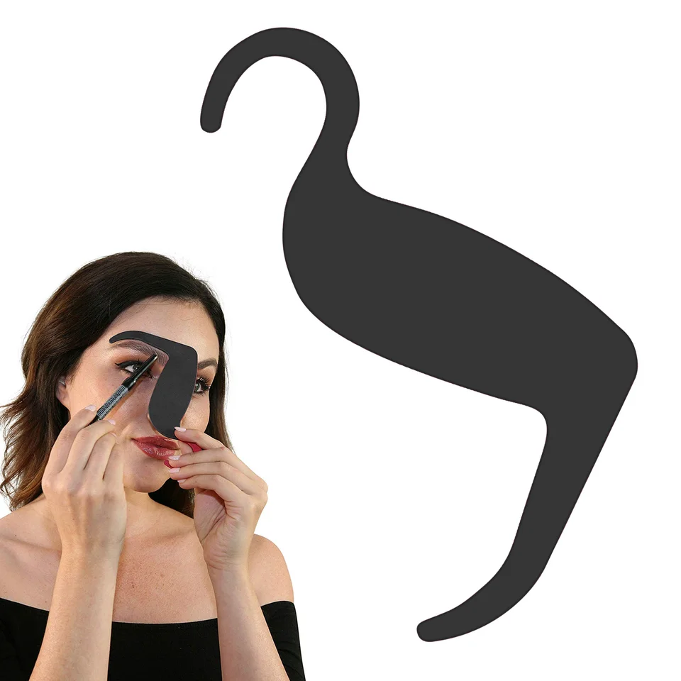 Obrysy krivka šablón obočie Peruzka Tint shaper perfektné tváre líca a nosový bronzer multifunkčný make-up nástroje