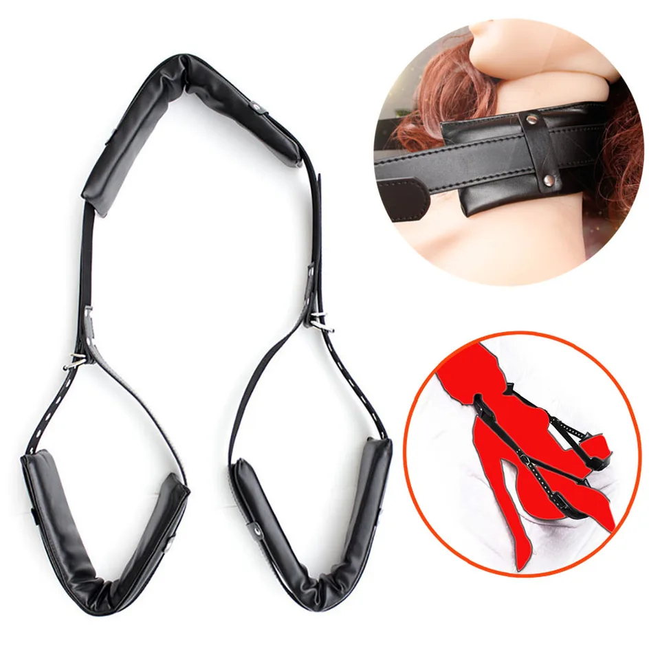 Obytky, ktoré donútia naprieč BDSM oddelené plnené bondage obmedzenia Sexuálne hračky pre páry dospelé hry fetišové krk nohy manžety
